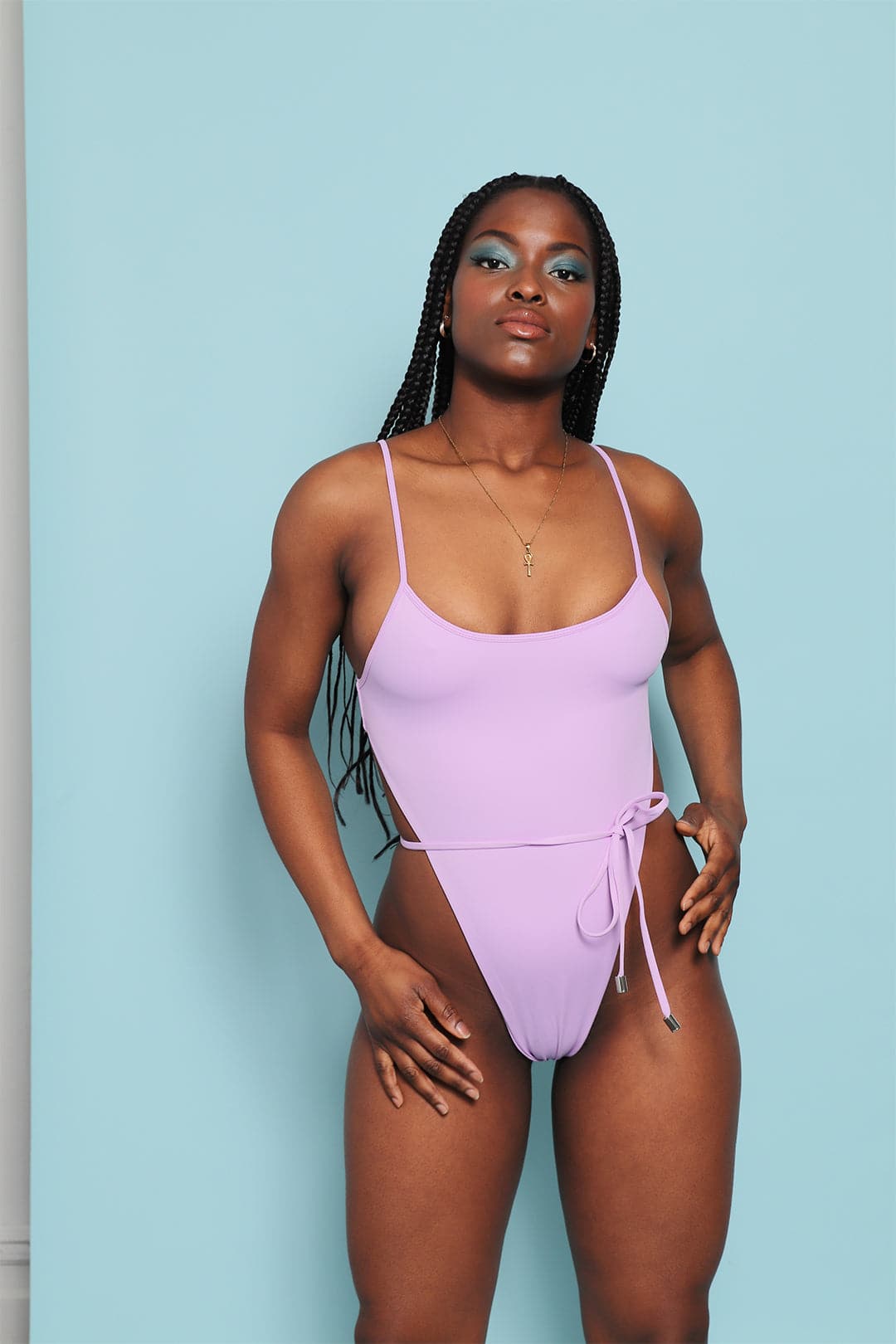 Recycled Fabric | One Piece | Pastel Purple